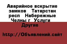 Help. Аварийное вскрытие замков - Татарстан респ., Набережные Челны г. Услуги » Другие   